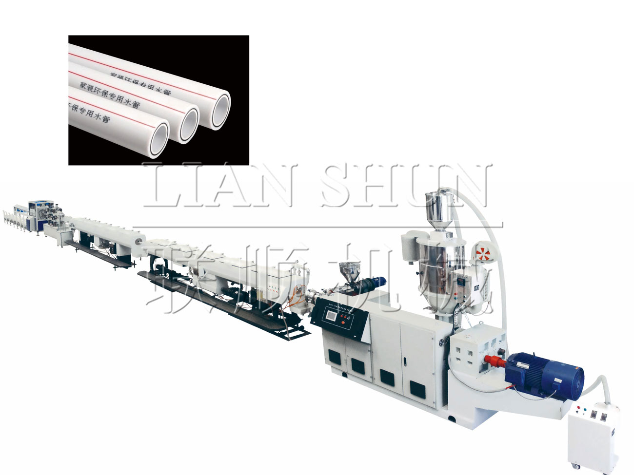 PPR (FR-PPR) - បំពង់ - ម៉ាស៊ីន Extrusion