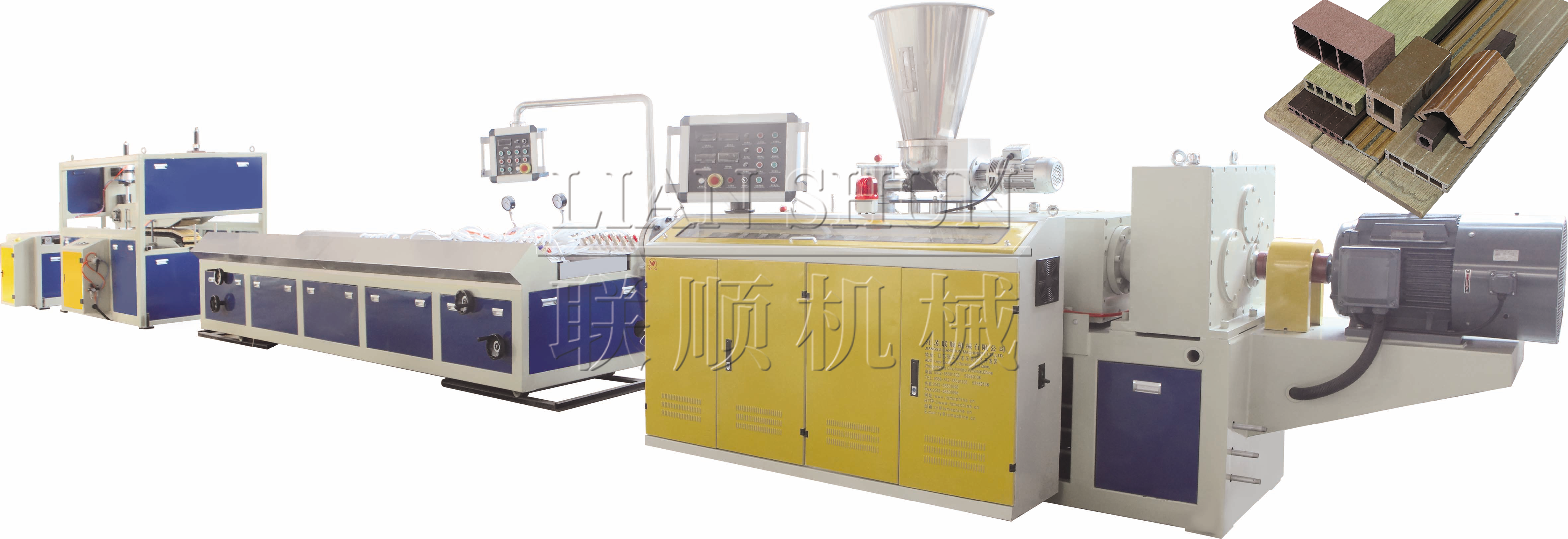 Wood Plastic Composite Machine